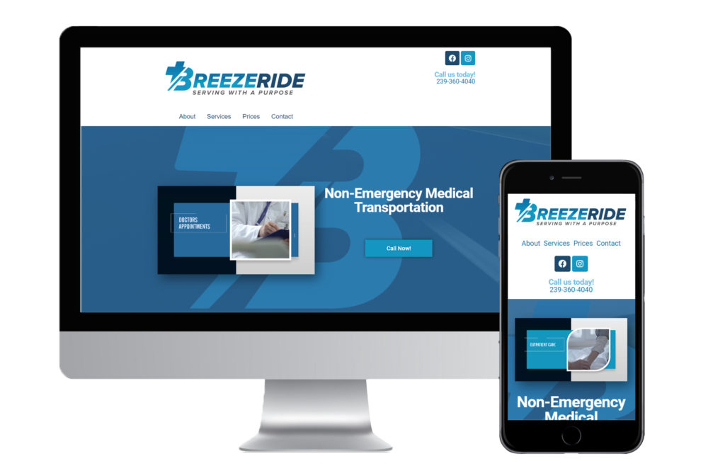 BreezeRide Responsive Website