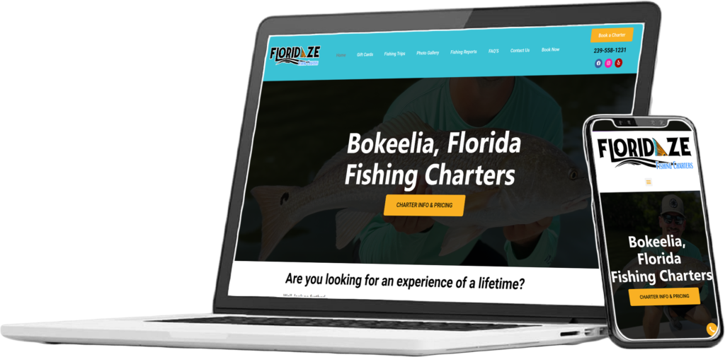 Floridaze Fishing Charters Website